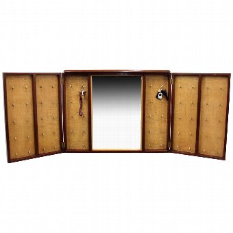 Art Deco Mahogany Key Cabinet