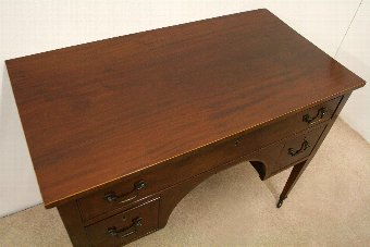 Antique George III Mahogany Inlaid Dressing Table/Side Table