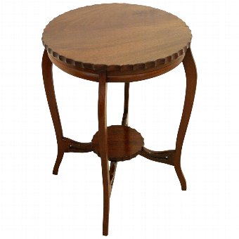 Small Mahogany Circular Occasional Table
