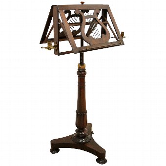 William IV Rosewood Duet Music Stand
