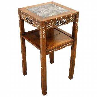 Chinese Hardwood Plant Stand