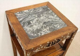 Antique Chinese Hardwood Plant Stand