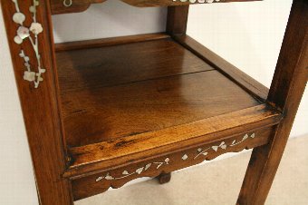 Antique Chinese Hardwood Plant Stand