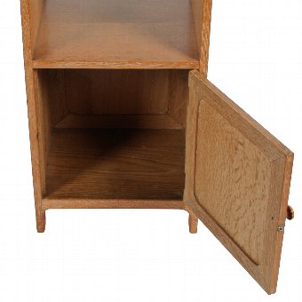 Antique Limed Oak Book Stand