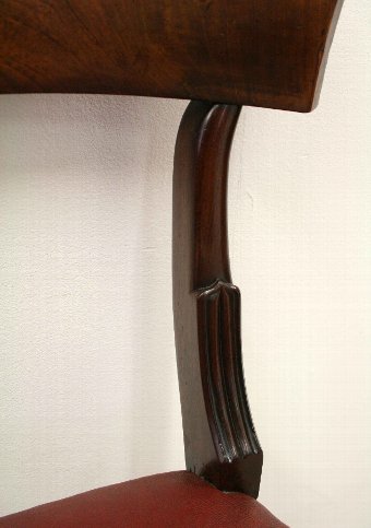 Antique Set of 6 William IV Mahogany Dining Chairs