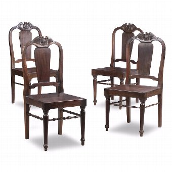 Set of 4 Chinese Tielimu Chairs