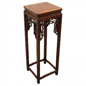 Chinese Hardwood Plant Stand
