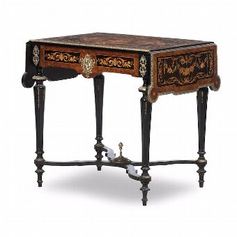 French Marquetry Gilt Mounted Centre Table