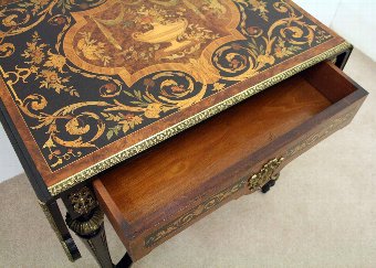 Antique French Marquetry Gilt Mounted Centre Table