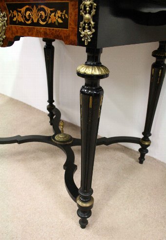 Antique French Marquetry Gilt Mounted Centre Table