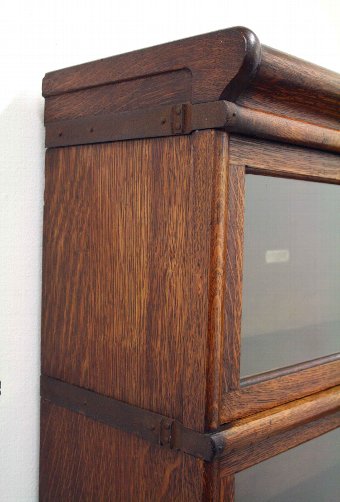 Antique Globe Wernicke Oak Sectional/Stacking Bookcase