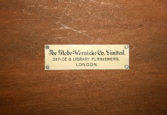 Antique Globe Wernicke Oak Sectional/Stacking Bookcase