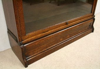 Antique Globe Wernicke Oak Sectional/Stacking Bookcase