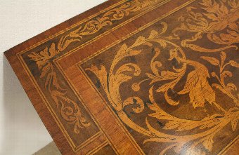 Antique Italian Marquetry Desk/Side Table