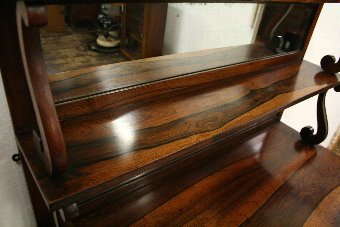 Antique Regency Rosewood Two Door Chiffonier