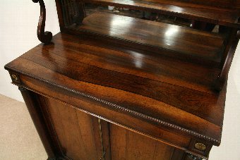 Antique Regency Rosewood Two Door Chiffonier