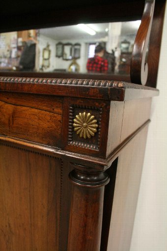 Antique Regency Rosewood Two Door Chiffonier