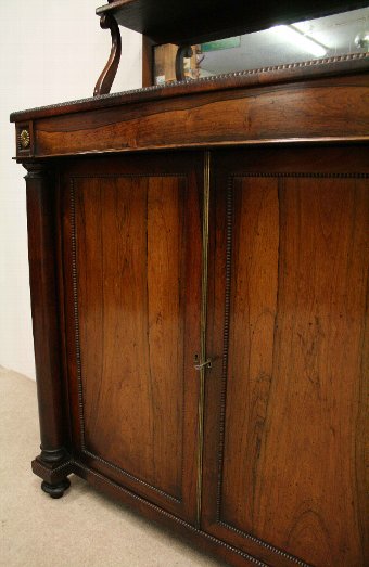 Antique Regency Rosewood Two Door Chiffonier