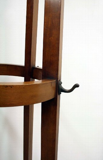 Antique Art Nouveau Mahogany Hall Stand
