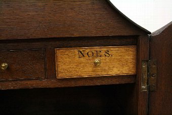 Antique George III Oak Ballot Box