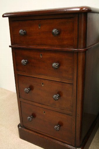 Antique Pair of Victorian Mahogany Bedside Lockers