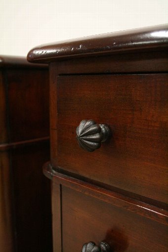 Antique Pair of Victorian Mahogany Bedside Lockers