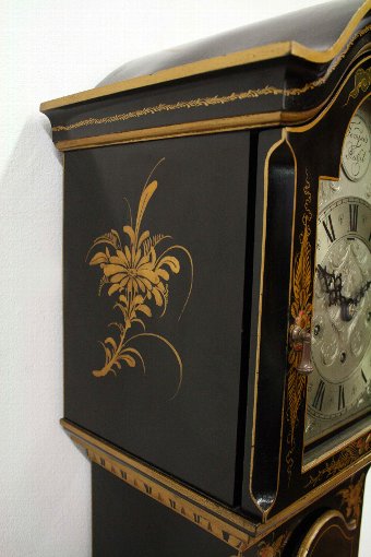 Antique Chinoiserie Longcase Clock