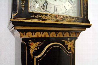 Antique Chinoiserie Longcase Clock