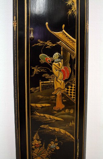 Antique Chinoiserie Longcase Clock