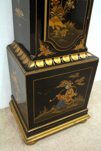 Antique Chinoiserie Longcase Clock
