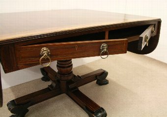 Antique George III Mahogany Sofa Table