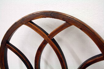Antique Gothic Style Yew and Elm Side Chair