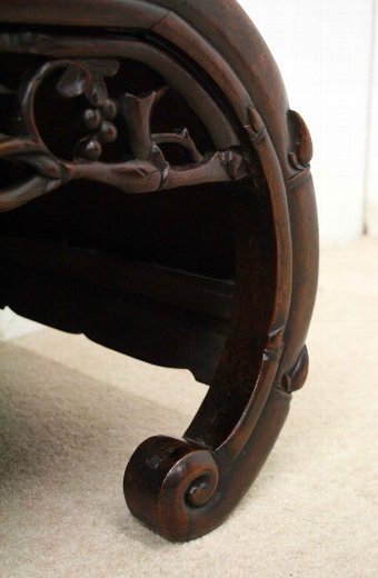 Antique Chinese Carved Rosewood Kang Table