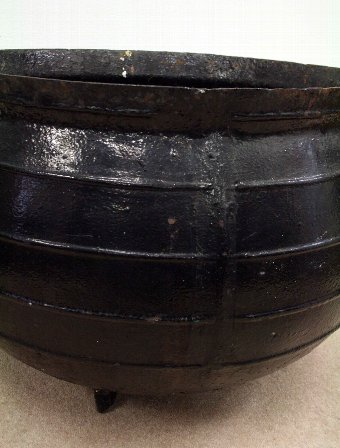 Antique Large Cast Iron Cauldron
