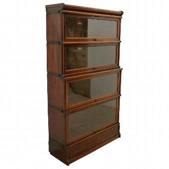 Globe Wernicke Mahogany Sectional Bookcase