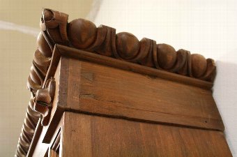 Antique Victorian Pine Four Door Bookcase