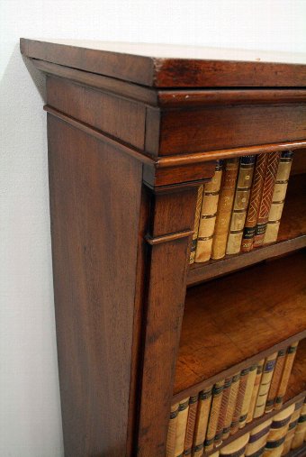 Antique William IV Mahogany Open Bookcase