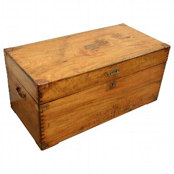 Early Victorian Camphor Wood Trunk
