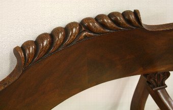 Antique Scottish William IV Mahogany Desk Chair