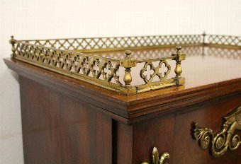 Antique French Empire Style Tall Chest of Drawers