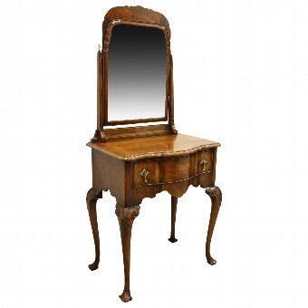 George II Style Walnut Dressing Table