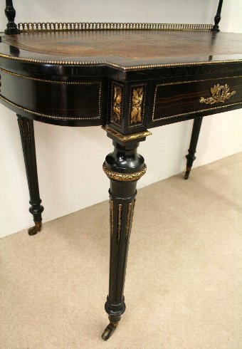 Antique Early Victorian Coromandel Writing Table