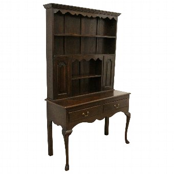 George II Style Oak Welsh Dresser