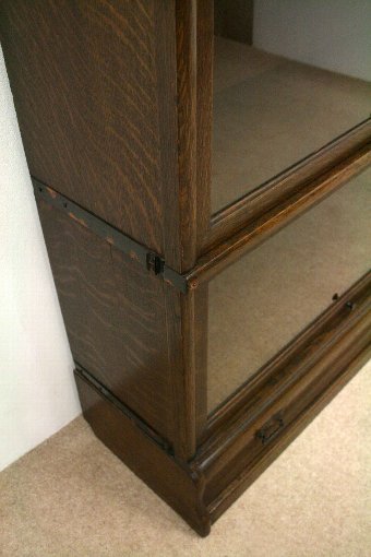 Antique Globe Wernicke Oak Sectional/Stacking Bookcase
