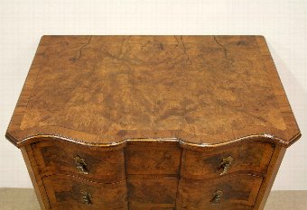 Antique George II Style Burr Walnut Lowboy