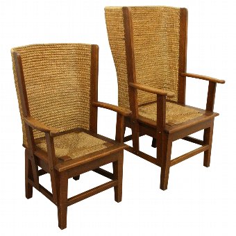 Pair of Ladies and Gents Orkney Chairs