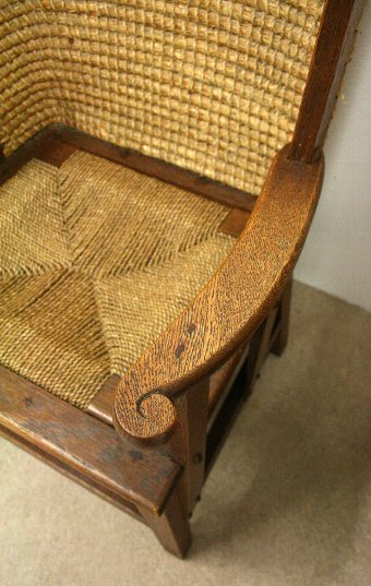 Antique Pair of Ladies and Gents Orkney Chairs