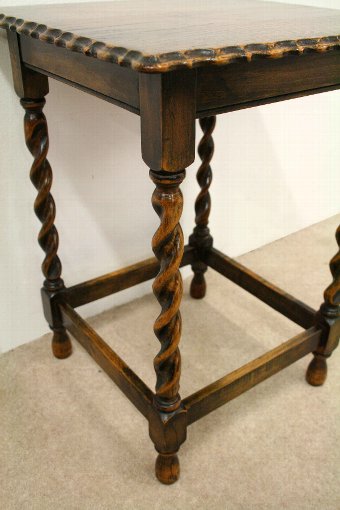 Antique Neat Sized Oak Occasional Table