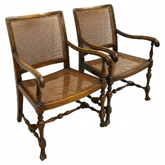 Pair of Bergere Armchairs