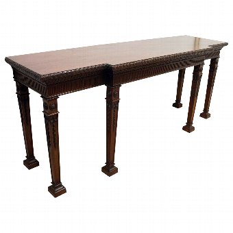 George III Style Mahogany Serving Table